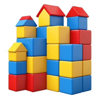 Toy Block Homes sticker