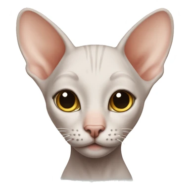 Hairless cat ￼ sticker