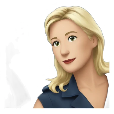 marine-lepen-french-flag-2027 sticker