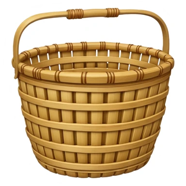 Bamboo basket sticker