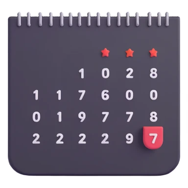 calendar with work shift being rescheduled sticker