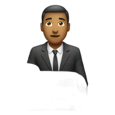 a person with a brief case sitting in an airplane sticker