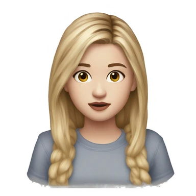 Chloe grace mortez hyperreal teeanger sticker
