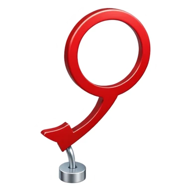 simple design location pin sticker