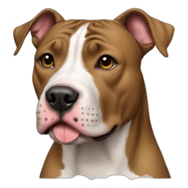 Dog-american-pit-bull-terrier-full-height sticker