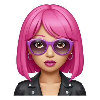 Nicki Minaj wear sunglasses sticker