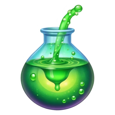 glitter toxic potion
 sticker
