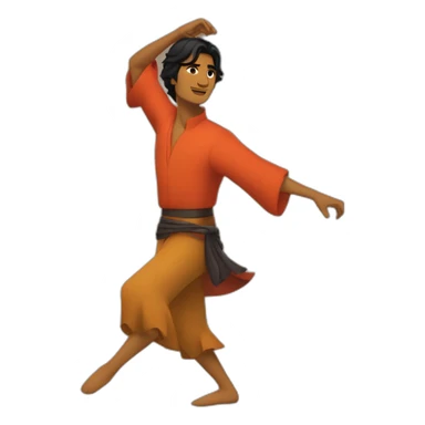 Ezra bridger dancing flamenco sticker