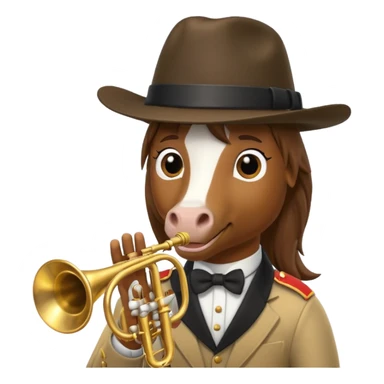 horse Musician sticker