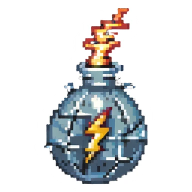 bomb power up sticker