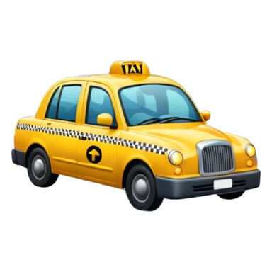 Taxi reflection + puddle, City Rain Scenes. sticker