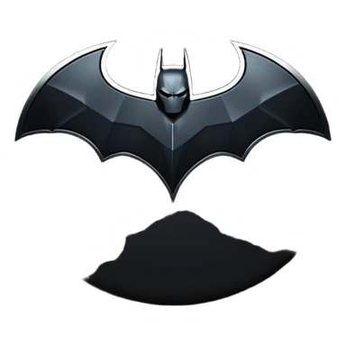 Batman Arkham Knight logo Full black sticker