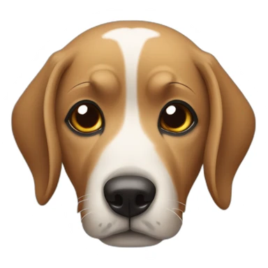 Chien malade sticker