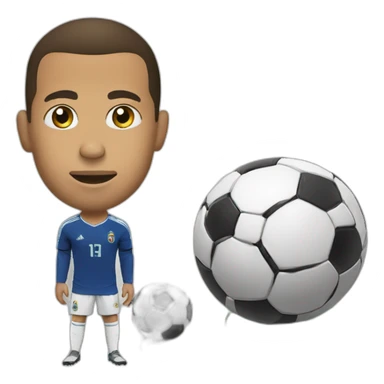 Ronaldo qui fais du foot sticker