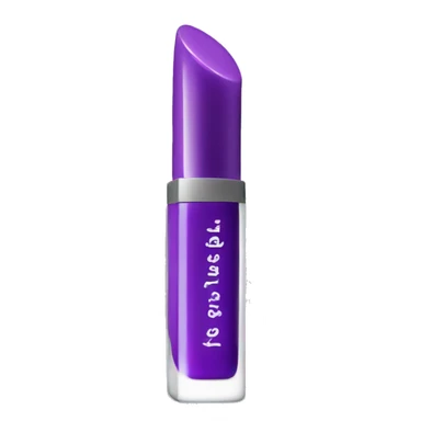 Purple lip gloss sticker