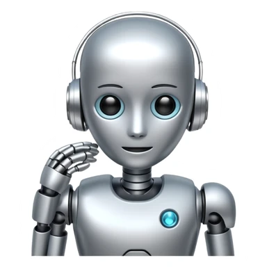 Generate a robotic medical AI assistant sticker
