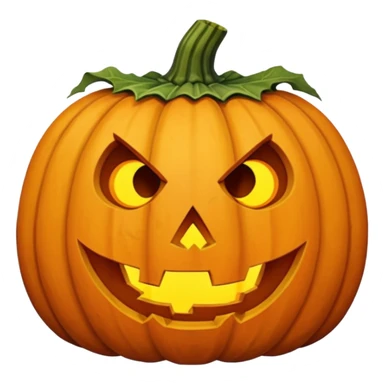 pale skinn Rotten Halloween Pumpkin sticker