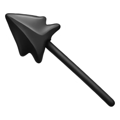 black and white wand sticker