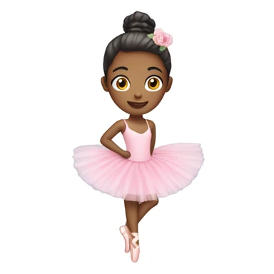 Pretty ballerina with tutu sticker