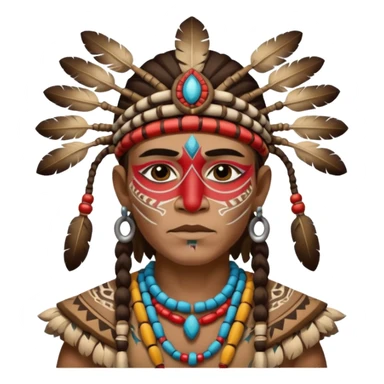 A tribal shaman sticker