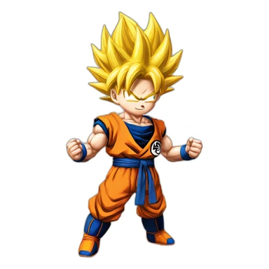 Goku super sayan take photo iphone sticker