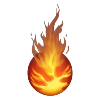 Fire ball sticker