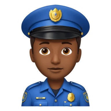 INDIAN POLICE OFFICER 3D EMOJI sticker