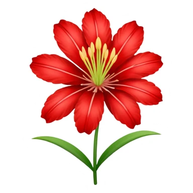 Quiero un emoji lindo para mí novia de la flor lycoris radiata me gusta pero quiero enviarlo como emoji, no cómo sticker  sticker