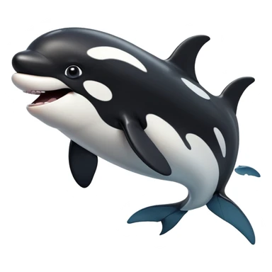 cinematic-comical-orca-portrait-emoji,-head-tilted-dramatically-with-an-exaggeratedly-shocked-expression,-featuring-a-sleek-black-and-white-body-with-wide,-comically-expressive-eyes-full-of-playful-disbelief-and-animated-flippers,-simple sticker