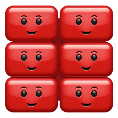 Matrix in marron red sticker