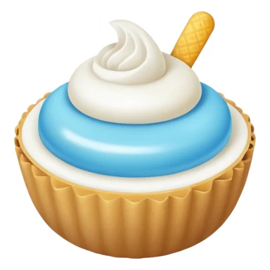 Verificacion azul de tiktok redonda medio celeste con la palomita blanca chillante sticker