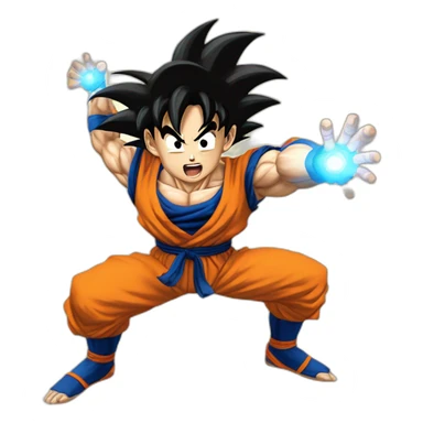 Goku kamehameha sticker