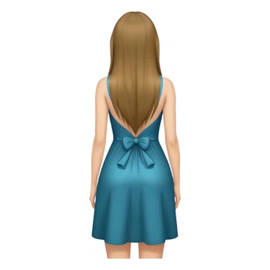 Woman butt cheeks from behind, bent over sticker