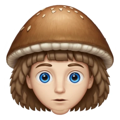 make a white American boy with blue eyes long eyelashes huge huge head in the shape of a triangle and mushroom hair a bit of a unibrow wanna be fluffy hair but is straight and tiny Bodie brown hair and not an actual mushroom head and uglier and lipstick sticker