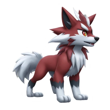  Incineroar Zoroark Lycanroc Fakemon sticker