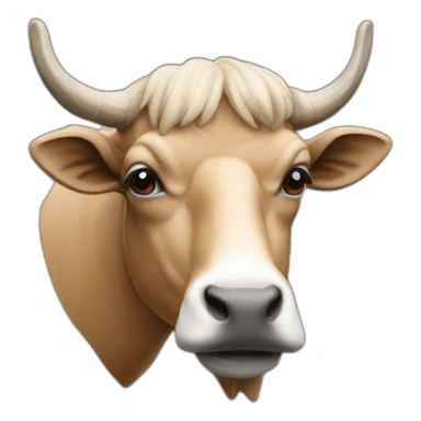 Chameau avec poisson sticker