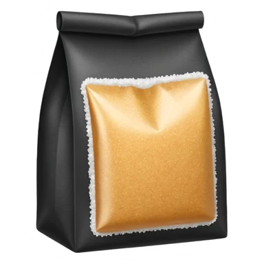 bag of white cane sugar sticker