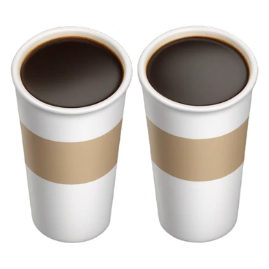 2 cups of Coffee sticker