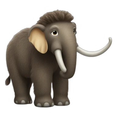 Baby Woolly Mammoth sticker