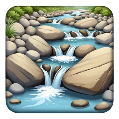 River stream sticker