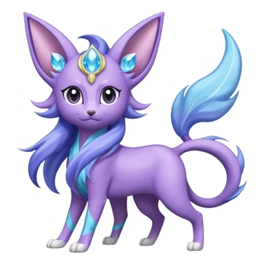 Luxio-Espeon-Suicune-fusion sticker