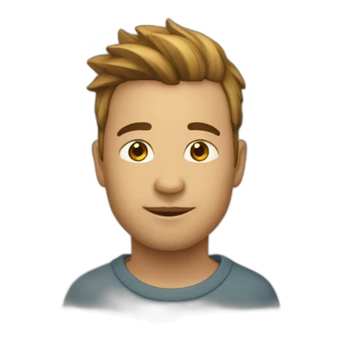 Gars dégradé sticker