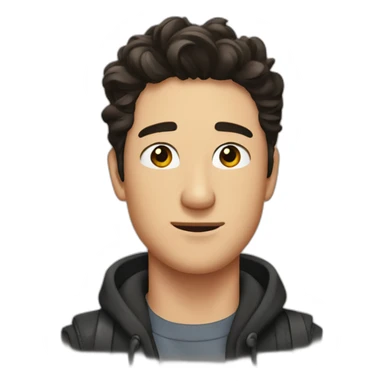 thomas kimura (looks like miles teller) sticker
