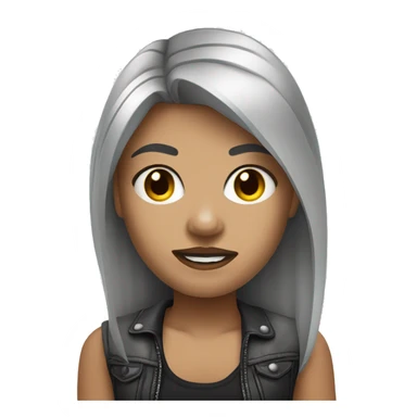 Personne avec un maquillage de métal groupe de rock  sticker