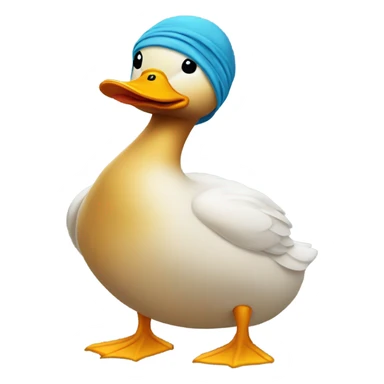 Duck with Durag sticker