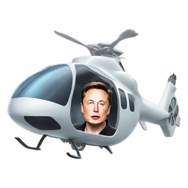 
Elon Musk on a helicopter sticker