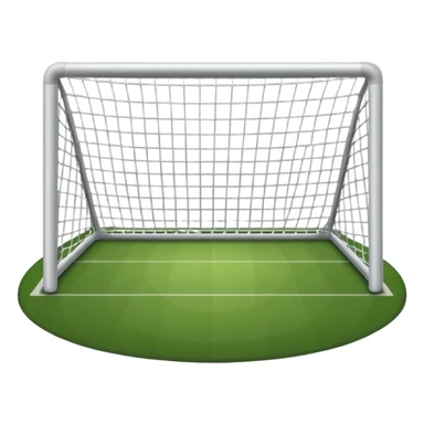 football goal straight on sticker