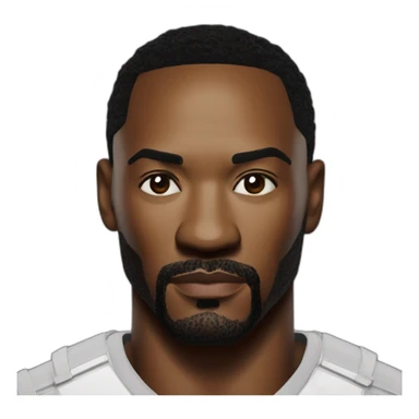 Anthony Mackie serious sticker
