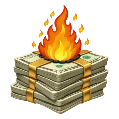 stack of russian cash exploding
 sticker