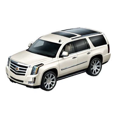Cadillac Escalade all white ￼ sticker
